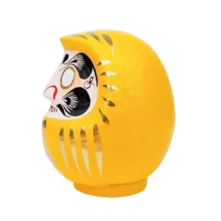 Japanese Daruma - Yellow -Nippon Life Market daruma japonais jaune 693