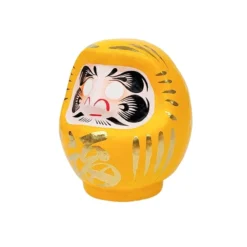 Japanese Daruma - Yellow -Nippon Life Market daruma japonais jaune 811