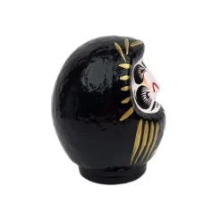 Black Japanese Daruma – 3.5” To 5.9” -Nippon Life Market daruma japonais noir 9 a 15 cm 428