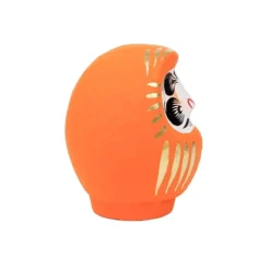 Japanese Daruma - Orange -Nippon Life Market daruma japonais orange 904