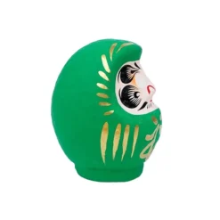 Japanese Daruma - Green -Nippon Life Market daruma japonais vert 281