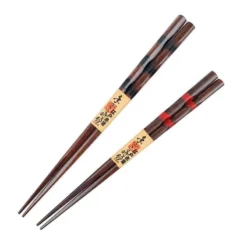 Duo Japanese Wooden Chopsticks -Nippon Life Market duo baguettes japonaises bois 477