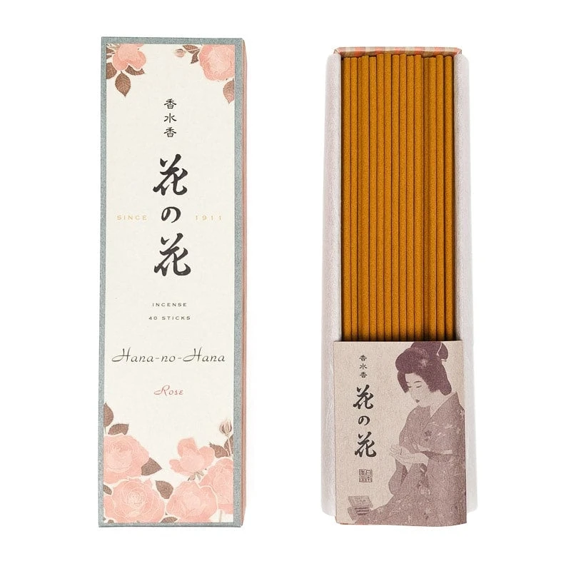 Traditional Japanese Incense - Rose 1 Traditional Japanese Incense - Rose