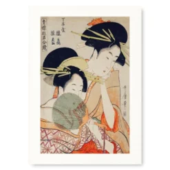 Japanese Woodblock Print - Courtisanes
