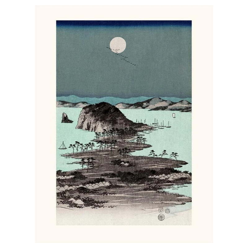 Japanese Print Hiroshige Kanazawa N°2 1 Japanese Print Hiroshige Kanazawa N°2