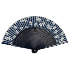 Japanese Fan - Sakura Blue