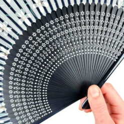 Japanese Fan - Sakura Blue -Nippon Life Market eventail japonais sakura bleu 244
