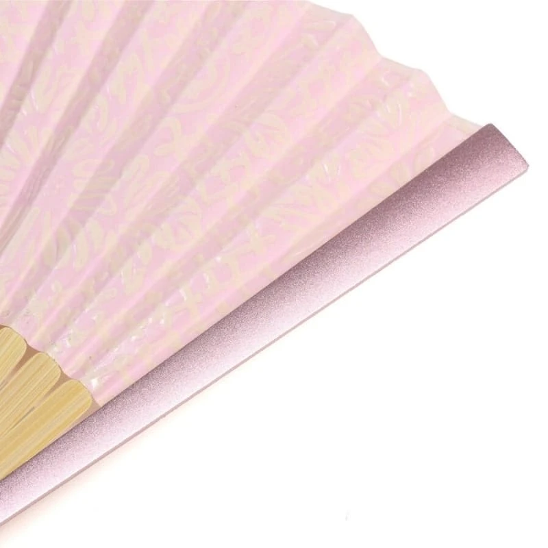 Japanese Fan – Pink Marguerite 2 Japanese Fan – Pink Marguerite - Image 2