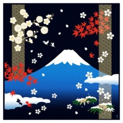 Furoshiki Cloth – Four Seasons – 35x35 In