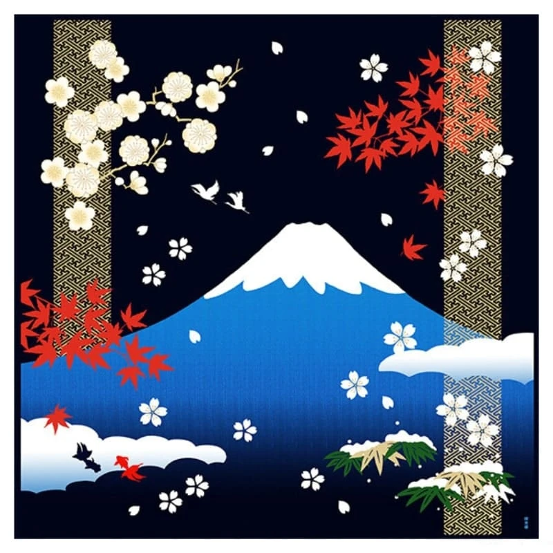 Furoshiki Cloth – Four Seasons – 35x35 In 1 Furoshiki Cloth – Four Seasons – 35x35 In