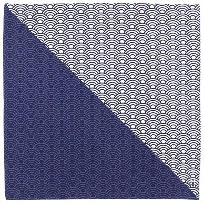 Furoshiki - Seigaiha - 19.7x19.7 In 1 Furoshiki - Seigaiha - 19.7x19.7 In