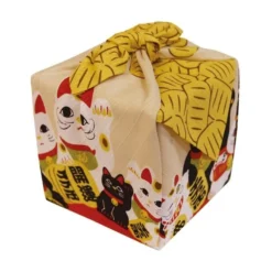 Maneki Neko Furoshiki - 19.7x19.7 In