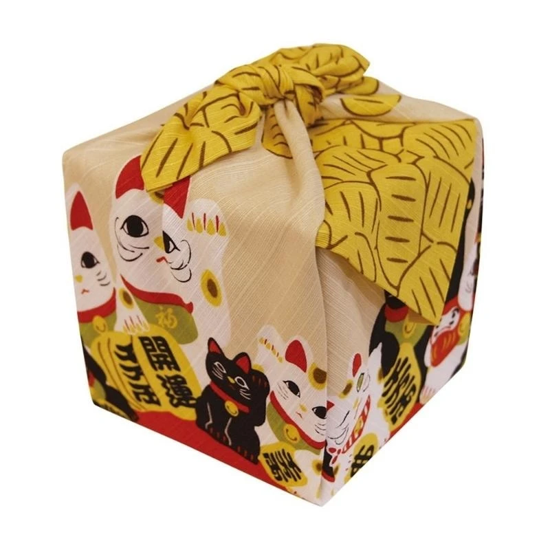 Maneki Neko Furoshiki - 19.7x19.7 In 1 Maneki Neko Furoshiki - 19.7x19.7 In