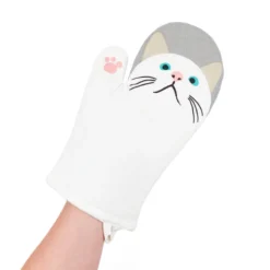 Oven Mitt - White Cat -Nippon Life Market gant de cuisine chat blanc 260