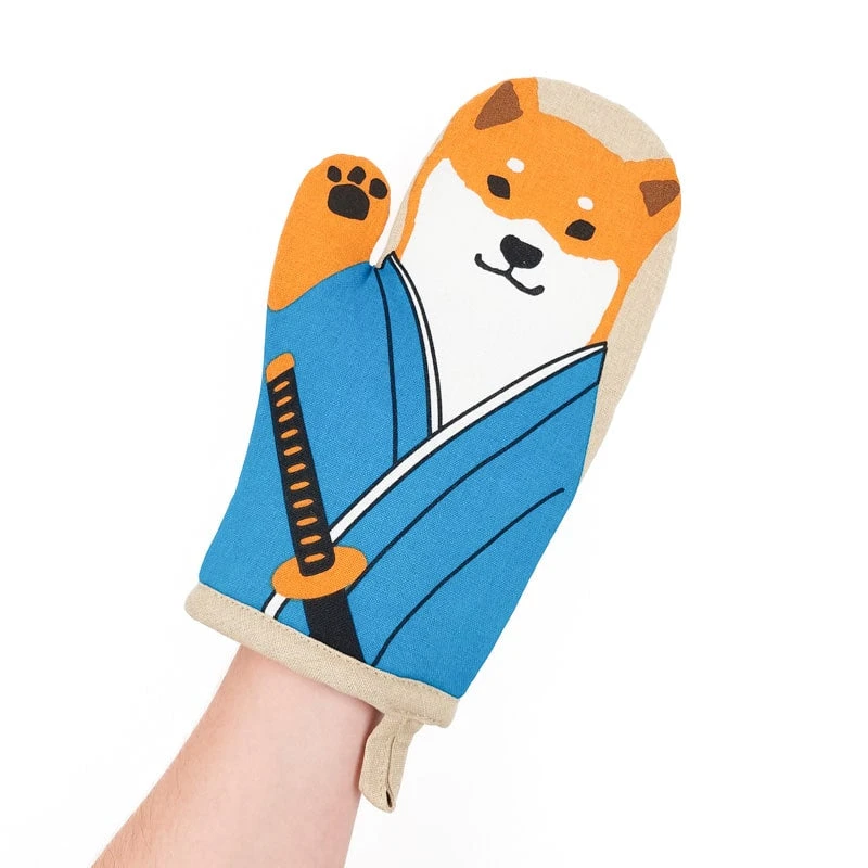 Oven Mitt - Shiba Samurai 2 Oven Mitt - Shiba Samurai - Image 2