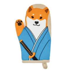 Oven Mitt - Shiba Samurai