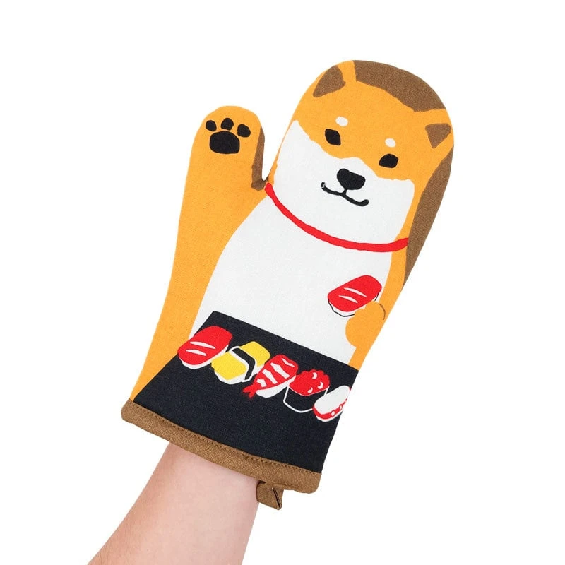 Oven Mitt - Shiba Sushi 2 Oven Mitt - Shiba Sushi - Image 2