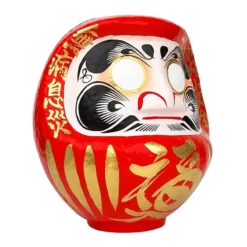 Large Red Japanese Daruma – 9” -Nippon Life Market grand daruma rouge 23 cm 904