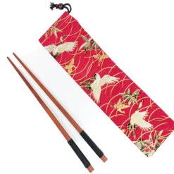 Japanese Chopstick Case - Crane -Nippon Life Market japanese chopstick case crane 722