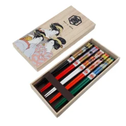 Japanese Chopsticks Set Ukiyo-e 9 Japanese Chopsticks Set Ukiyo-e -Nippon Life Market japanese chopsticks set ukiyo e 376
