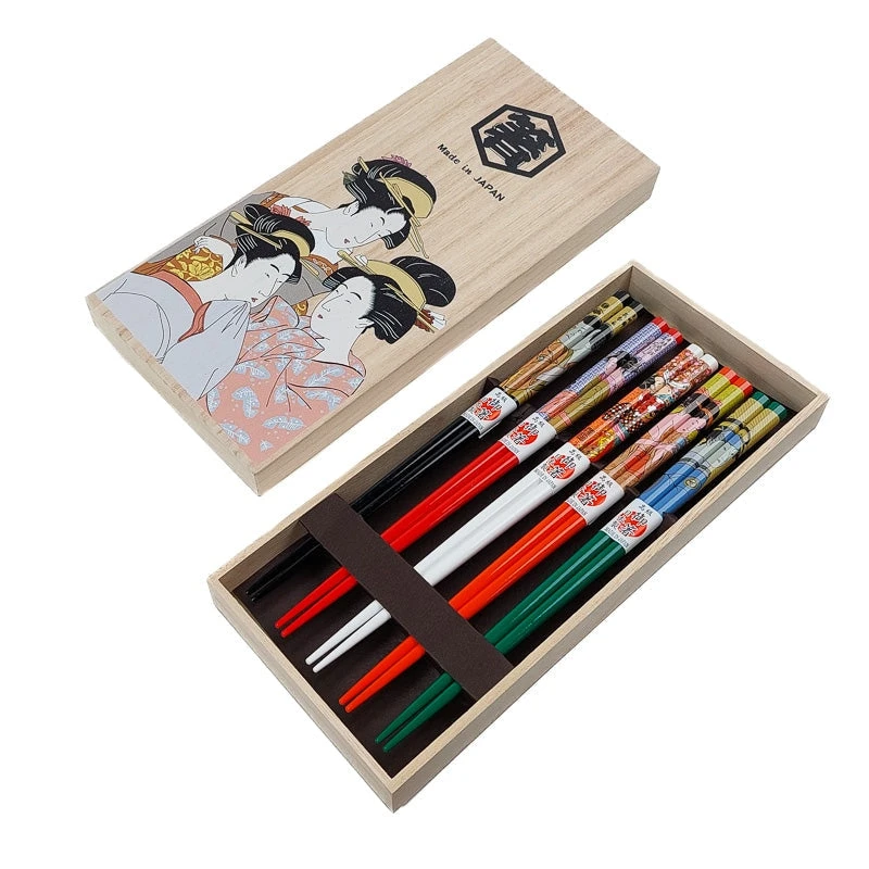 Japanese Chopsticks Set Ukiyo-e 5 Japanese Chopsticks Set Ukiyo-e - Image 5