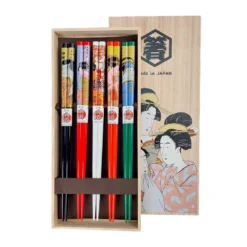 Japanese Chopsticks Set Ukiyo-e 8 Japanese Chopsticks Set Ukiyo-e -Nippon Life Market japanese chopsticks set ukiyo e 645