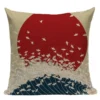 Japanese Cushion Cover - Oritsuru