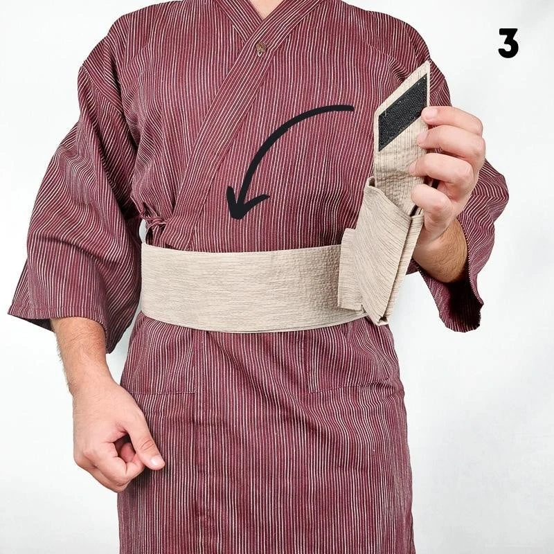 Japanese Men's Belt - Beiju 5 Japanese Men's Belt - Beiju - Image 5