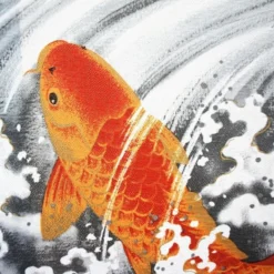 Japanese Noren Koi Fish -Nippon Life Market japanese noren koi fish 433