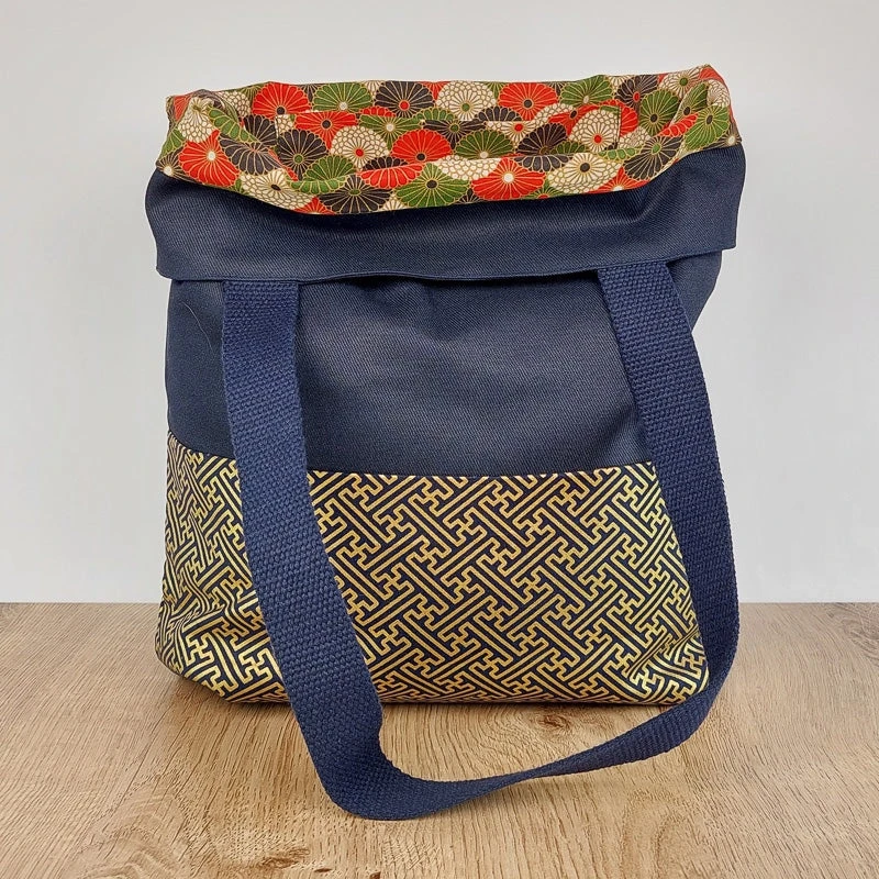 Japanese Tote Bag Sayagata 2 Japanese Tote Bag Sayagata - Image 2