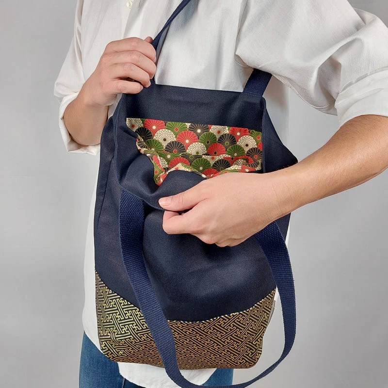 Japanese Tote Bag Sayagata 4 Japanese Tote Bag Sayagata - Image 4