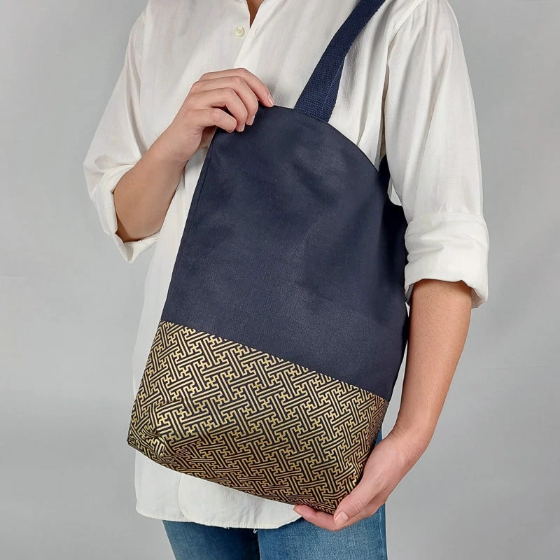 Japanese Tote Bag Sayagata 3 Japanese Tote Bag Sayagata - Image 3