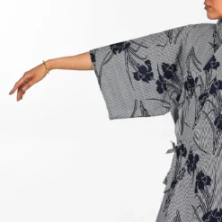 Japanese Jinbei For Women - Iris -Nippon Life Market jinbei japonais femme iris 502