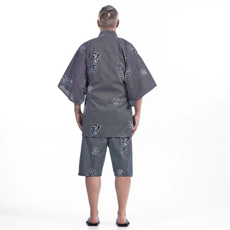 Men’s Japanese Jinbei – Yorokobi 4 Men’s Japanese Jinbei – Yorokobi - Image 4