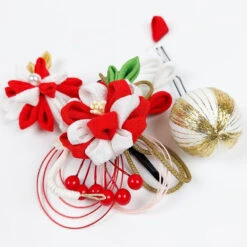 Kanzashi Flowers & Crane