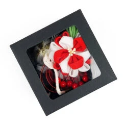 Kanzashi Flowers & Crane -Nippon Life Market kanzashi fleurs grue 773