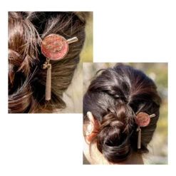 Kanzashi - Red Asanoha 5 Kanzashi - Red Asanoha -Nippon Life Market kanzashi japonais asanoha rouge 204