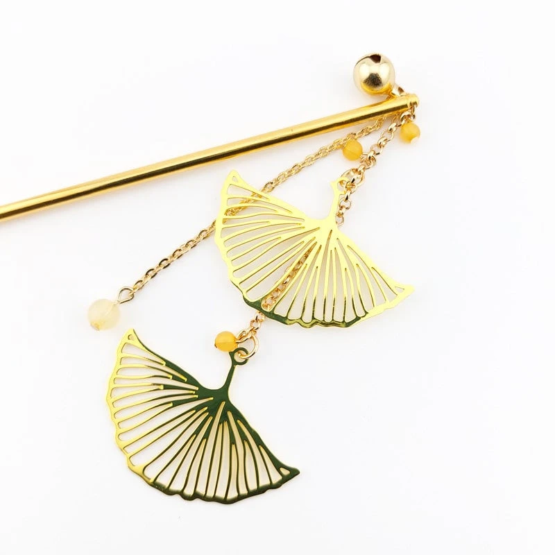 Kanzashi - Gingko 2 Kanzashi - Gingko - Image 2