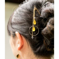 Japanese Kanzashi - Yellow Petals