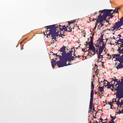Happi Kimono Women - Sakura Flower -Nippon Life Market kimono happi femme fleur sakura taille unique 491