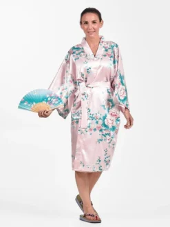 Happi Kimono Women - Peony & Iris