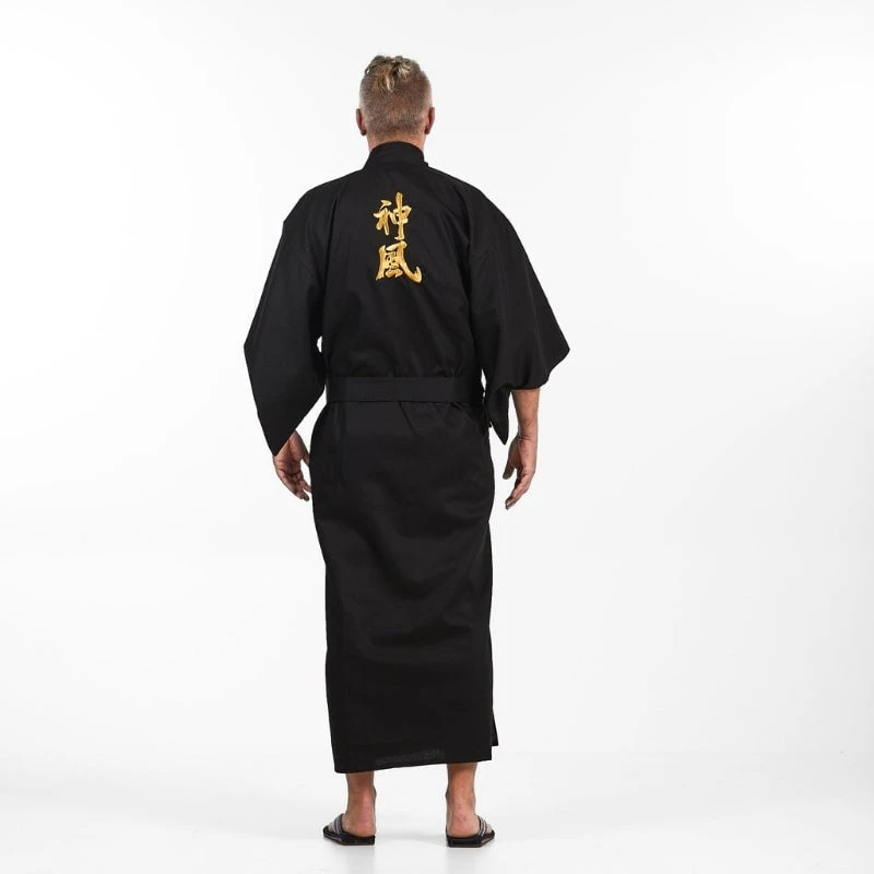 Men's Japanese Kimono - Kamikaze 2 Men's Japanese Kimono - Kamikaze - Image 2