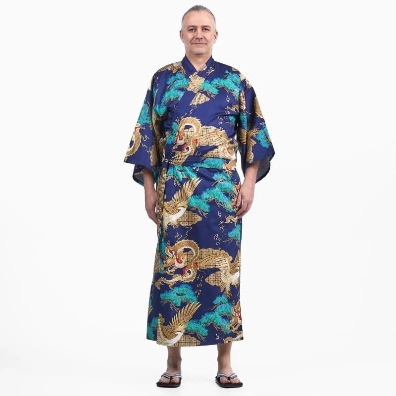 Men’s Japanese Kimono – Ryū & Washi 1 Men’s Japanese Kimono – Ryū & Washi
