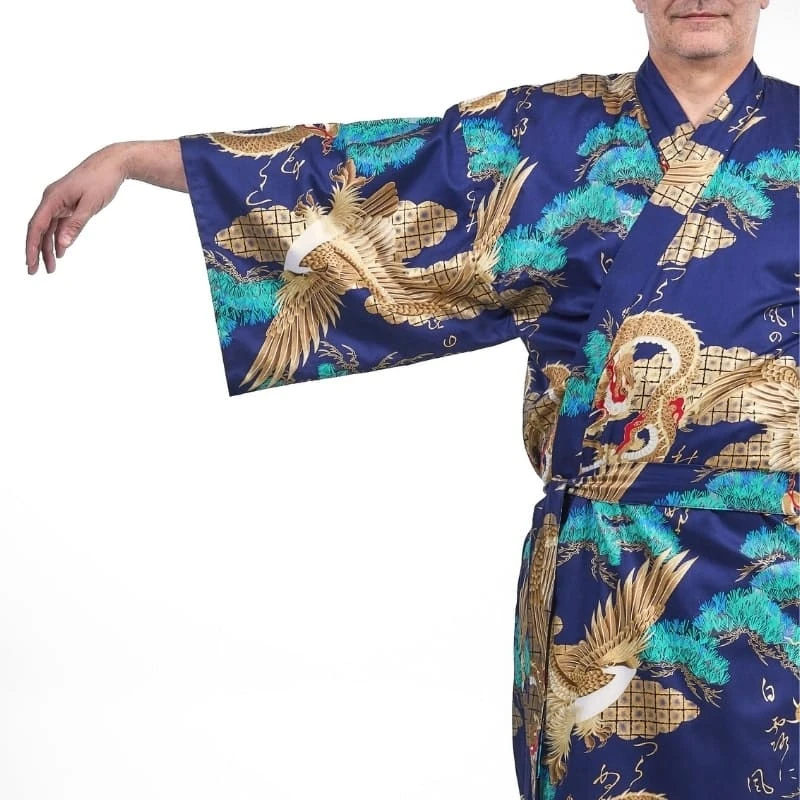 Men’s Japanese Kimono – Ryū & Washi 3 Men’s Japanese Kimono – Ryū & Washi - Image 3