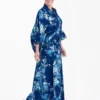 Japanese Kimono Women - Blue Hana