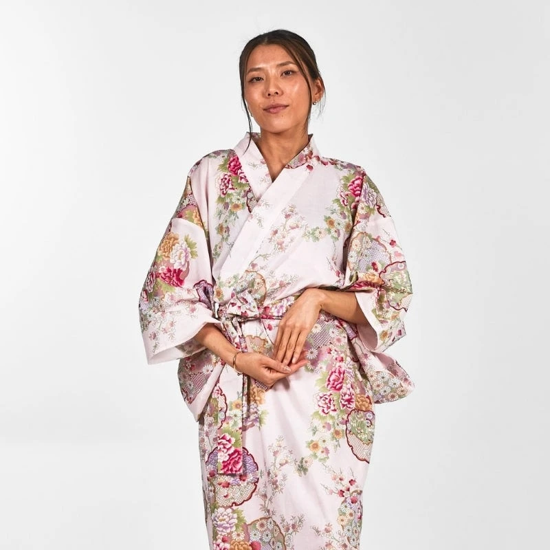 Women's Japanese Kimono - Maru Mon 2 Women's Japanese Kimono - Maru Mon - Image 2