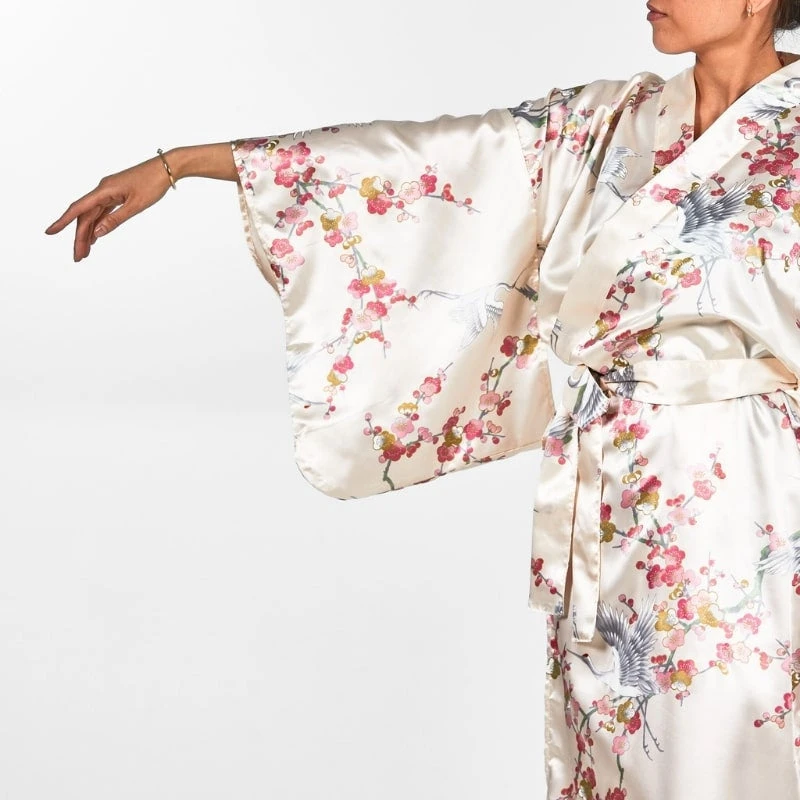 Happi Kimono Women - Ume To Tsuru 5 Happi Kimono Women - Ume To Tsuru - Image 5