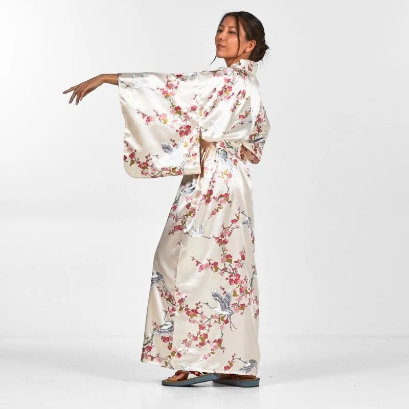 Happi Kimono Women - Ume To Tsuru 3 Happi Kimono Women - Ume To Tsuru - Image 3