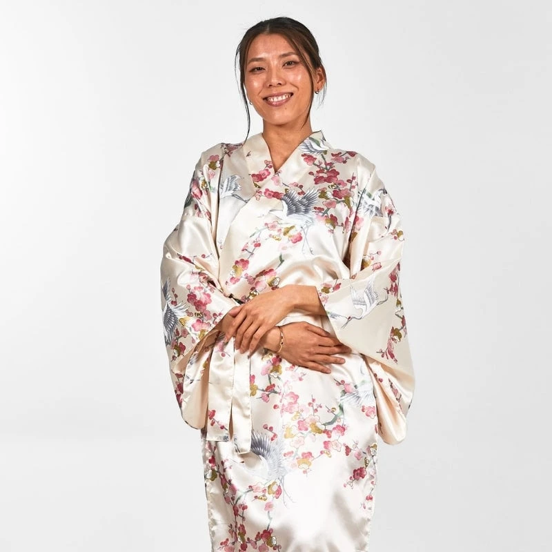 Happi Kimono Women - Ume To Tsuru 2 Happi Kimono Women - Ume To Tsuru - Image 2