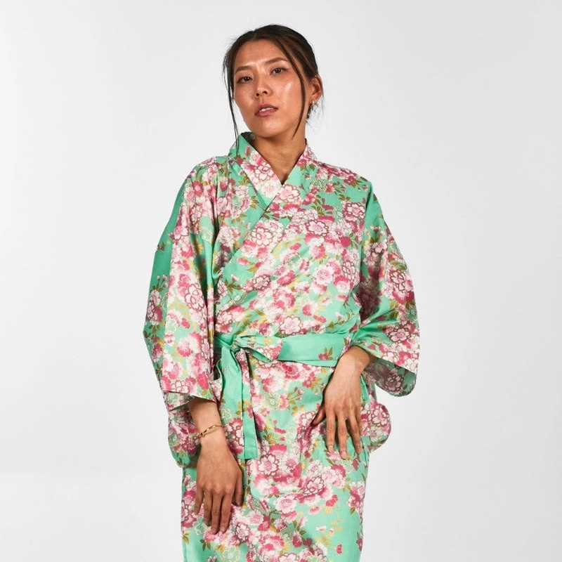 Women's Yukata Kimono - Sakura Flower 2 Women's Yukata Kimono - Sakura Flower - Image 2